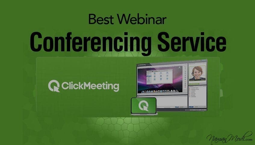 ClickMeeting Best Webinar Conferencing Service NamanModi Banner Main