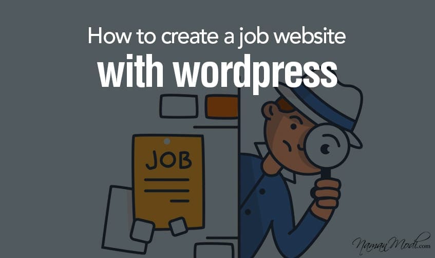How to create a job website with wordpress featured image 1