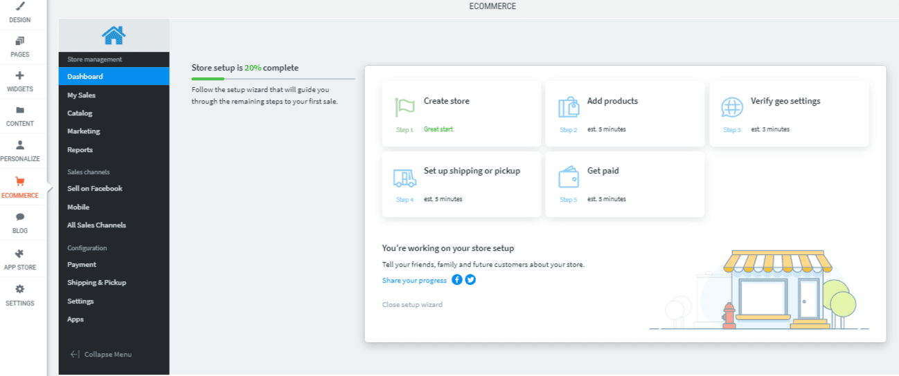 Duda website builder- Editor
