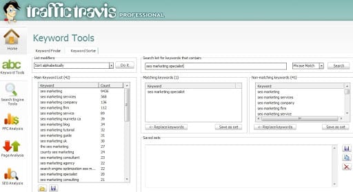 Traffic Travis- Keyword Sorter