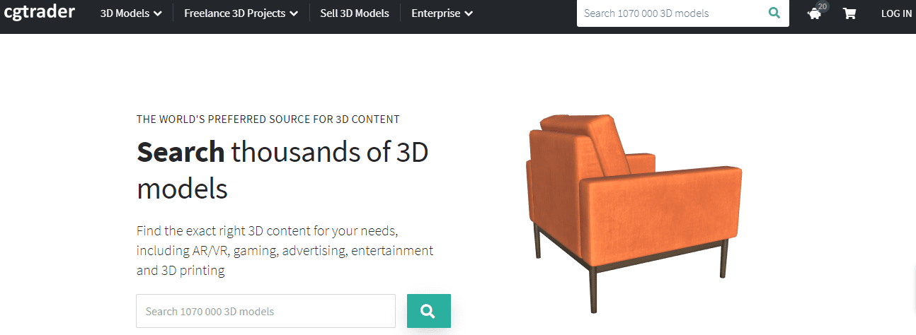 best freelancer sites - CGTrader