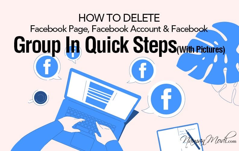 How to Delete Facebook Page Facebook Account Facebook Group In Quick Steps With Pictures featured image