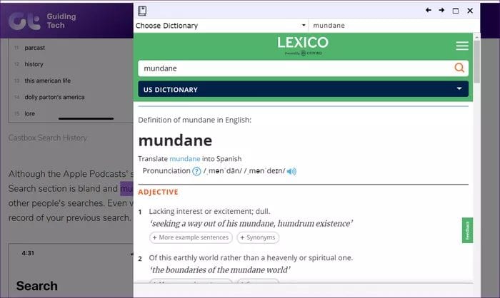 google dictionary extension-MY DICTIONARY