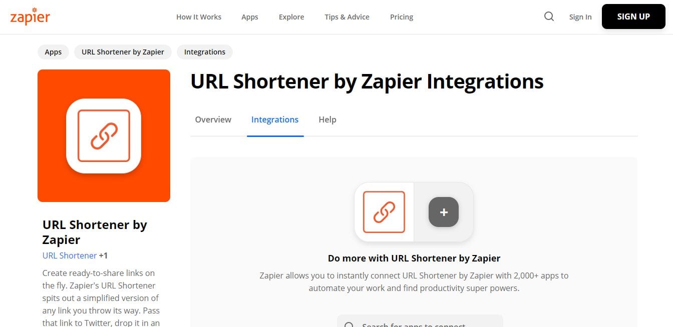 Best URL Shortener-zappier