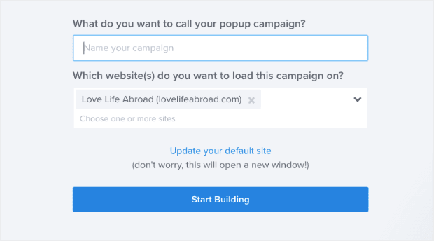 multi step conversions - popup campaign