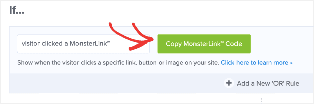 multi step conversions - copy monster click code 