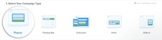 multi step conversions - select campaign