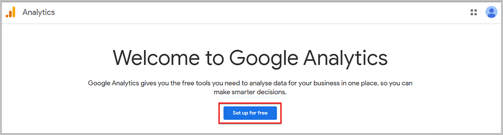  adding google analytics to wordpress-Google Analytics Welcome page