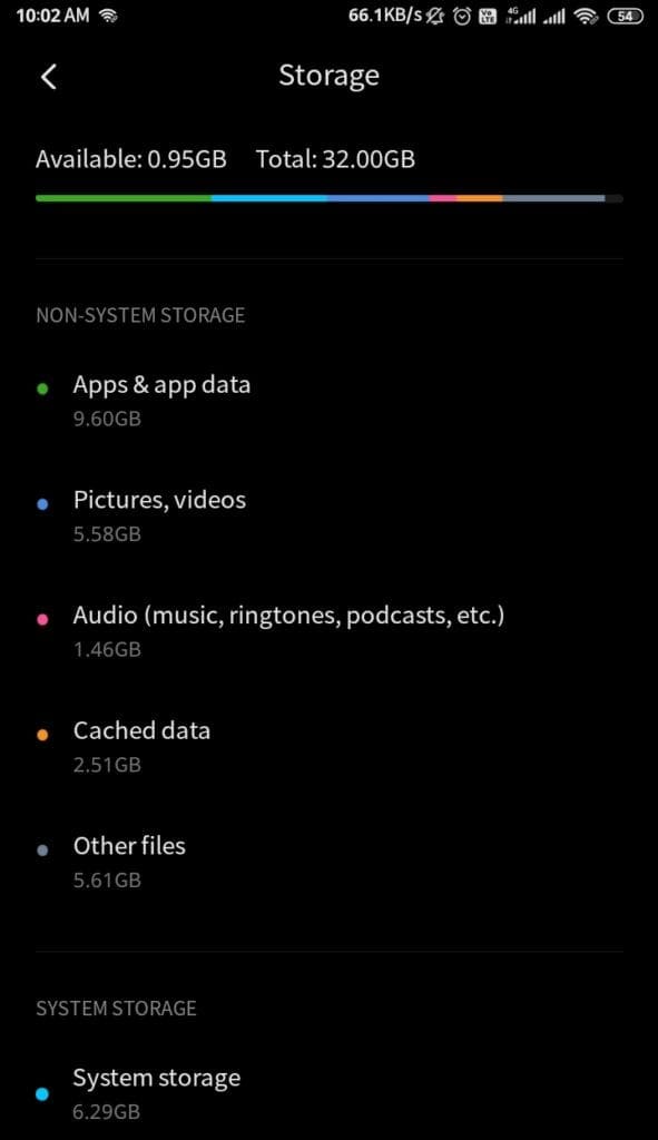 what is cache data - Storage in android
