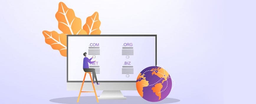 Check the name of the domain banner Check the name of the domain banner