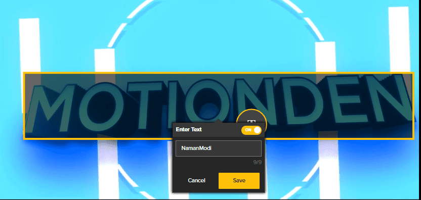 Motionden- Text Video Template
