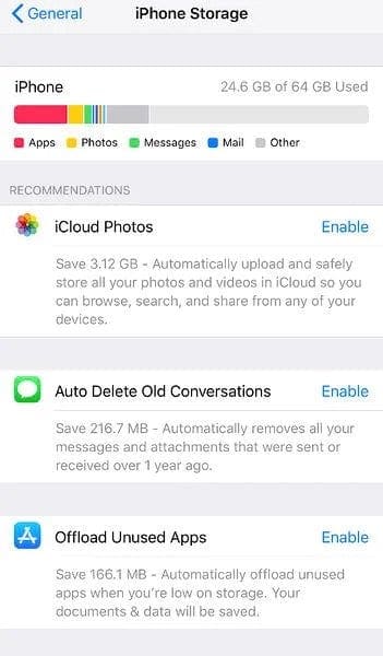 what is cache data - Iphone settings
