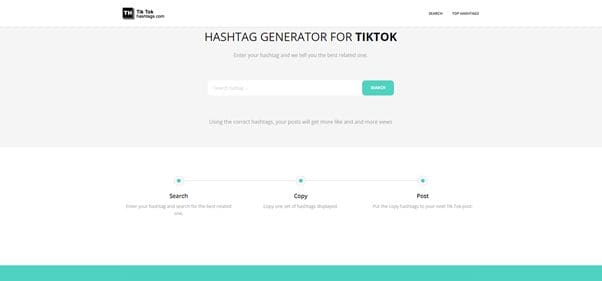 hashtag for tiktok