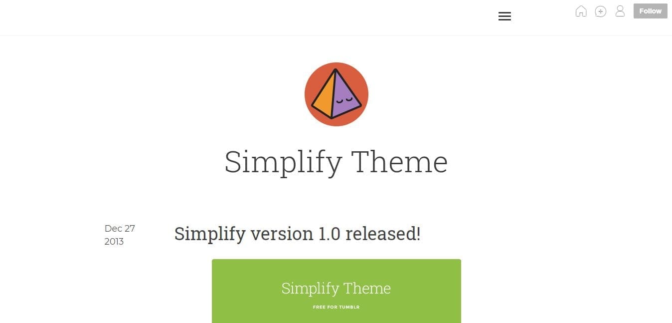 Free Tumblr Themes-simplify 
