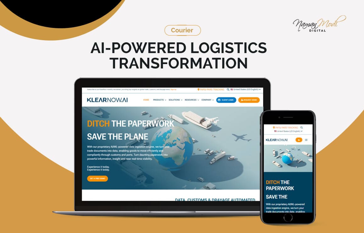 AI powered logistics transformation