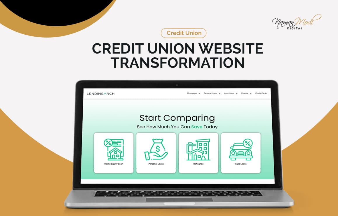 Credit union website transformation