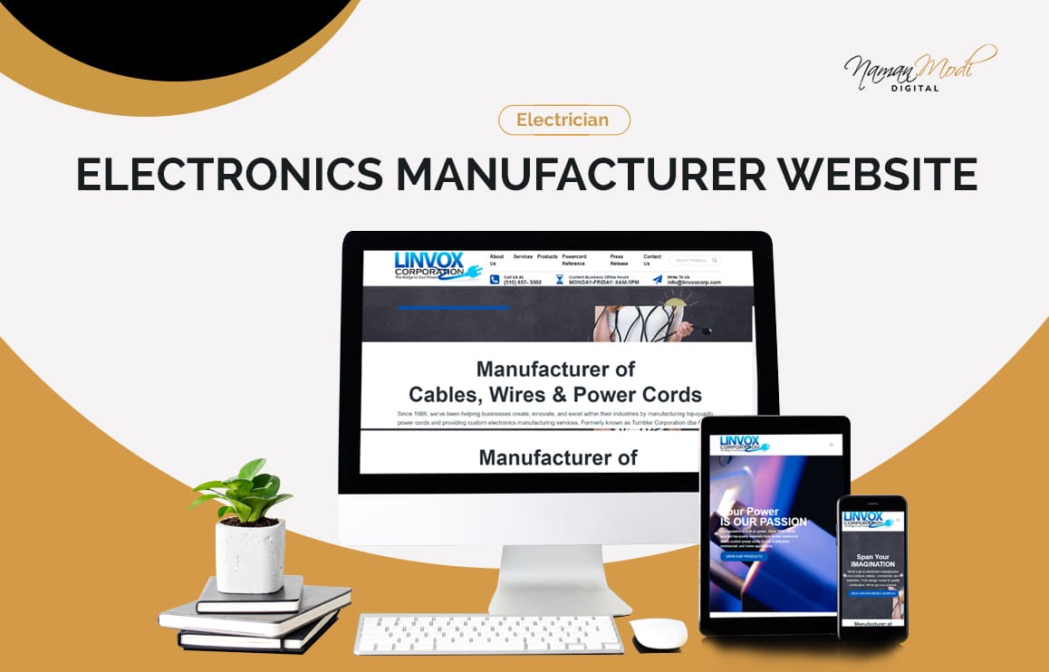 Electronics Manufacturer Website