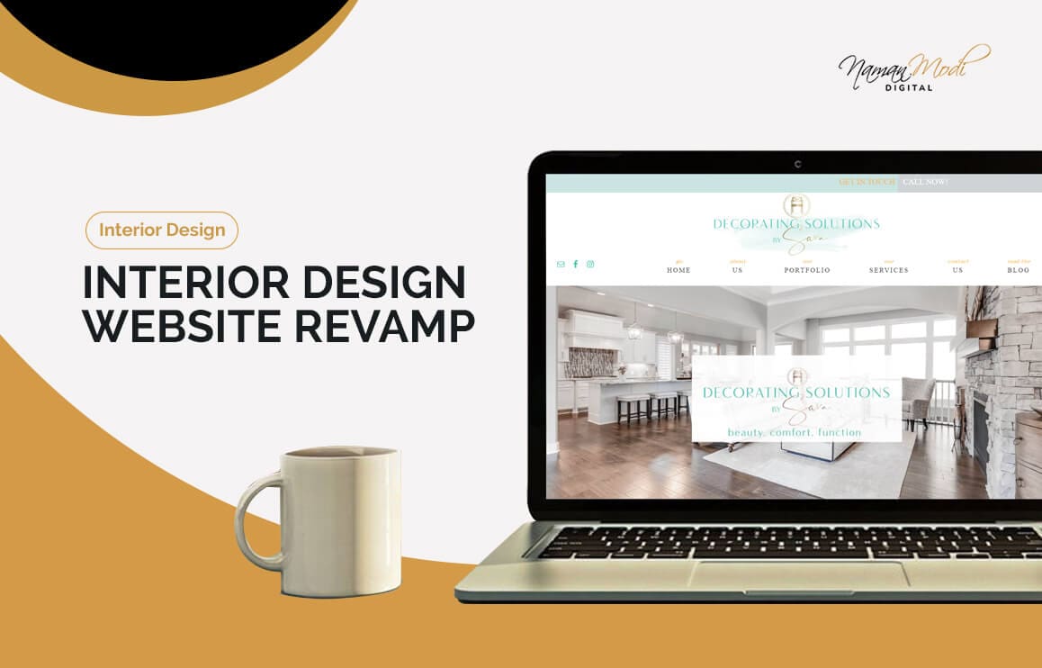 Interior design website revamp